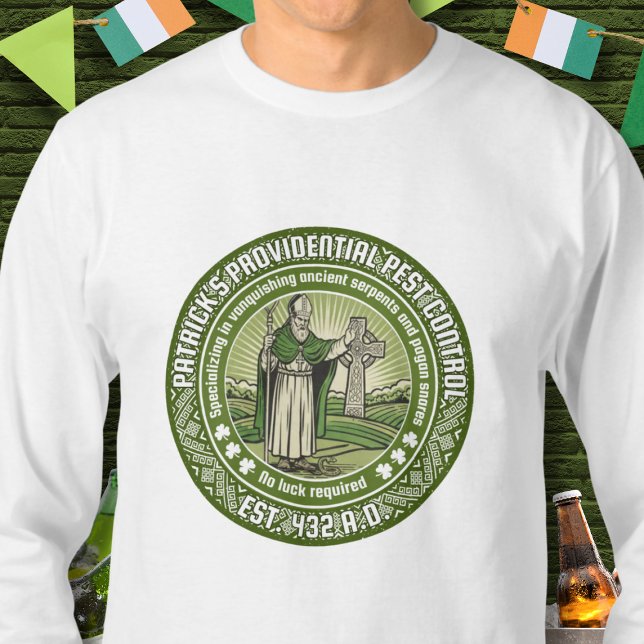 T-Shirt irlandais catholique de la Saint-Patrick (Créateur téléchargé)