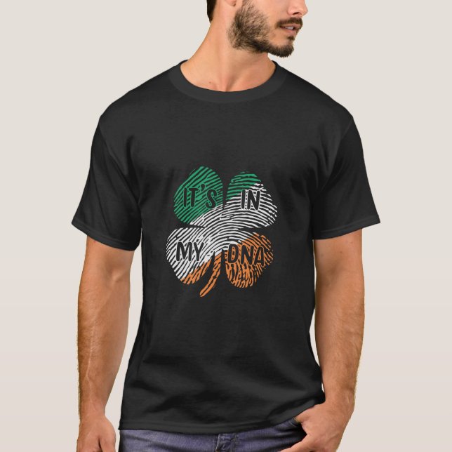 T-shirt Irlandais C'Est Dans Mon ADN (Devant)