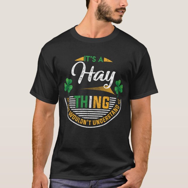 T-shirt Irlandais - C'est un truc de foin (Devant)