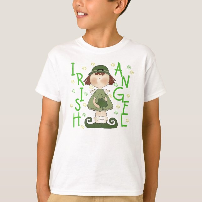 T-shirt irlandais d'ange (Devant)