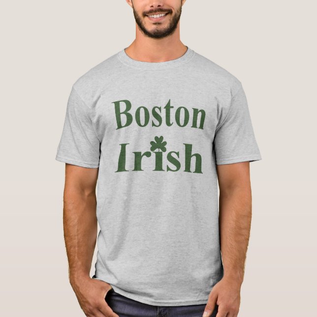 T-shirt Irlandais de Boston (Devant)