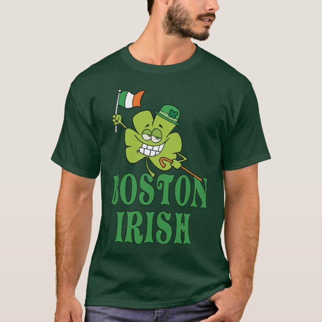 T-shirt irlandais de Boston (Devant)