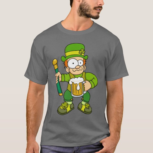 T-shirt irlandais de câble de garçon (Devant)