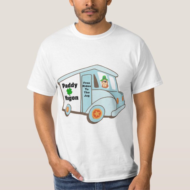 T-shirt Irlandais de chariot de paddy (Devant)