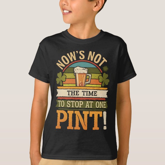 T-shirt Irlandais de la Saint-Patrick verte drôle St Paddy (Devant)
