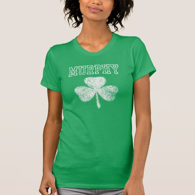 T-shirt Irlandais de shamrock de Murphy (Devant)