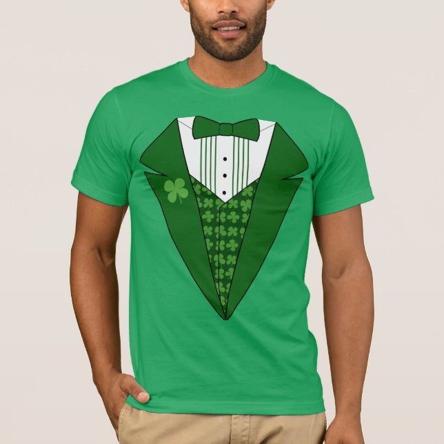 T-shirt irlandais de smoking de lutin (Devant)