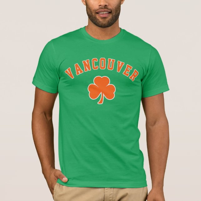 T-shirt Irlandais de Vancouver (Devant)