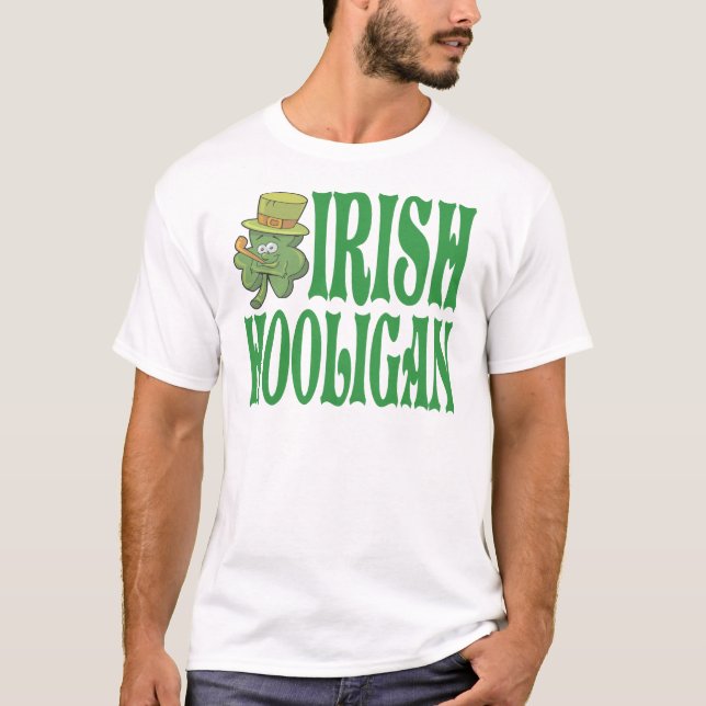 T-shirt irlandais de voyou (Devant)