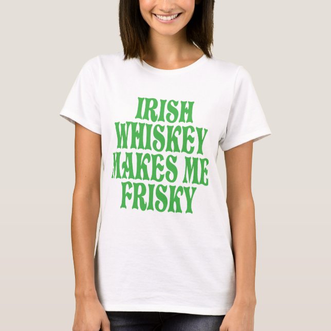 T-shirt irlandais de whiskey (Devant)