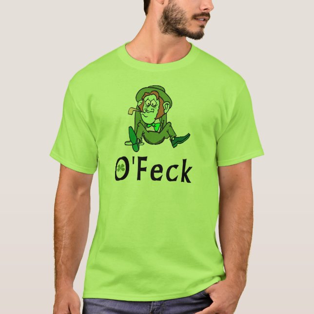 T-shirt irlandais drôle d'O'Feck (Devant)