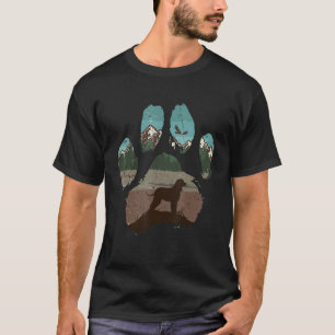 T-shirt Irlandais Eau Spaniel Paw Maman Papa Chien Femmes