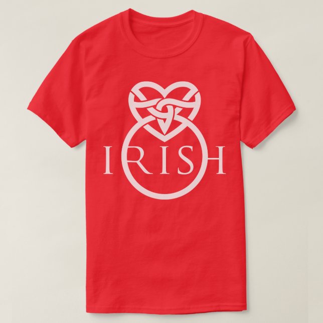 T-shirt irlandais et anneau 1 (Design devant)