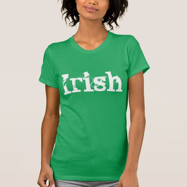 T-shirt irlandais féminin (Devant)