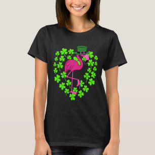 T-shirt Irlandais Flamant rose Jour de la Saint Patrick an