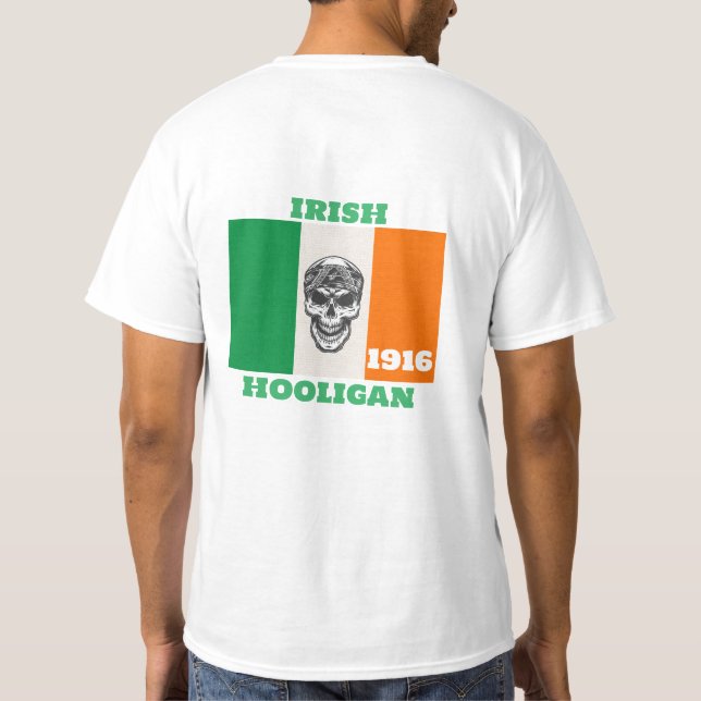 T-shirt Irlandais Hooligan Biker (Dos)
