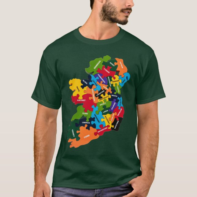 T-shirt irlandais, Irlande (Devant)