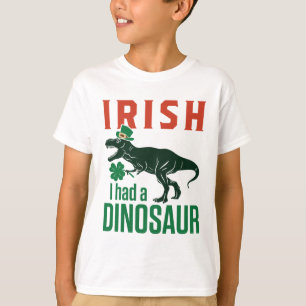 T-shirt Irlandais J'ai eu un Jour de la Saint Patrick dino