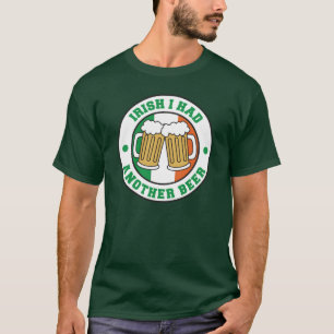 T-shirt Irlandais J'Avais Le Drapeau De La Bière De L'Irla