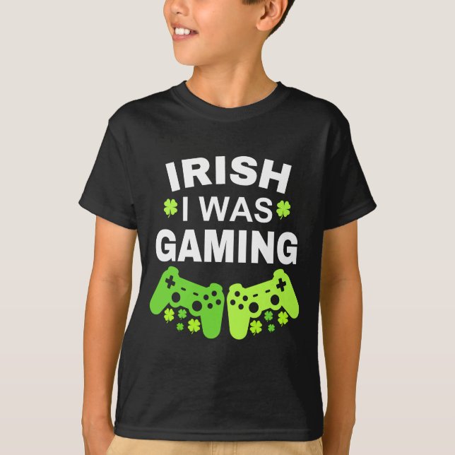 T-shirt Irlandais Je Jouais (Devant)