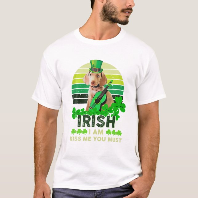 T-shirt Irlandais Je Me Baise Vous Devez Drôle Ghitar Dach (Devant)