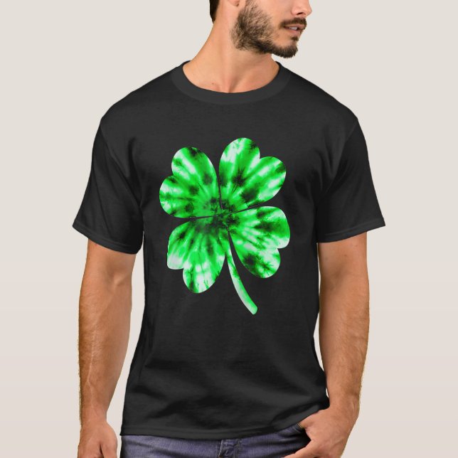 T-shirt Irlandais Lucky Shamrock Green Clover St Patrick's (Devant)