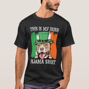 T-shirt Irlandais Lucky Shamrock Vert Trèfle Pitbull St-Pa