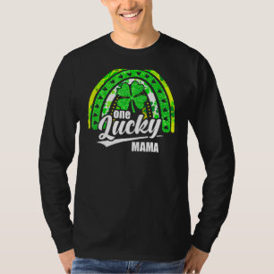 T-shirt Irlandais mignon arc-en-ciel Vert Clover Patrick's