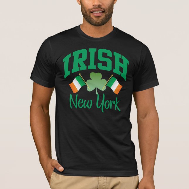T-SHIRT IRLANDAIS NEW YORK (Devant)