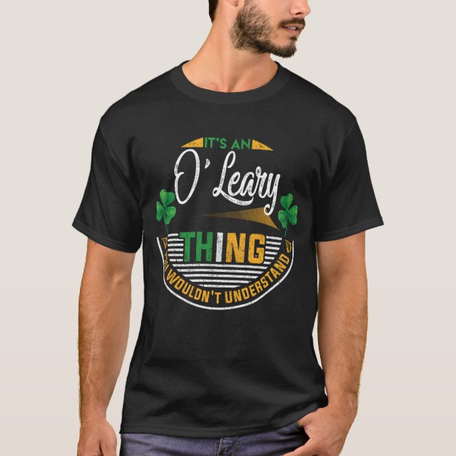 T-shirt Irlandais - O'Leary Ce que vous ne comprendriez pa (Devant)