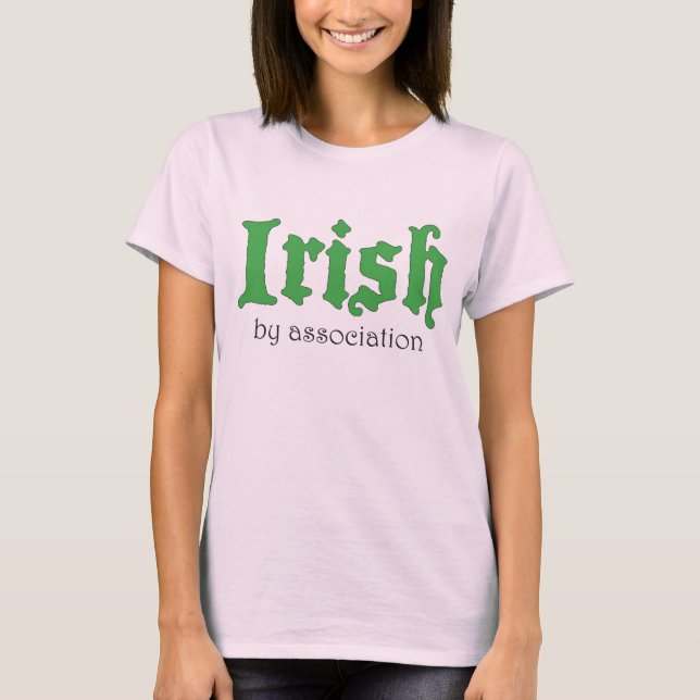 T-shirt Irlandais par association (Devant)