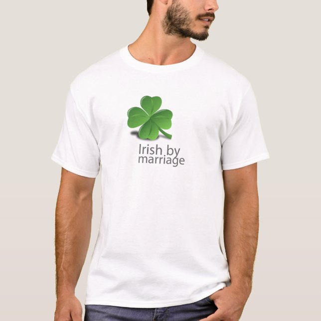 T-shirt Irlandais par conception de mariage (Devant)