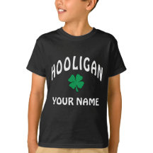 T-shirt irlandais personnalisé de voyou
