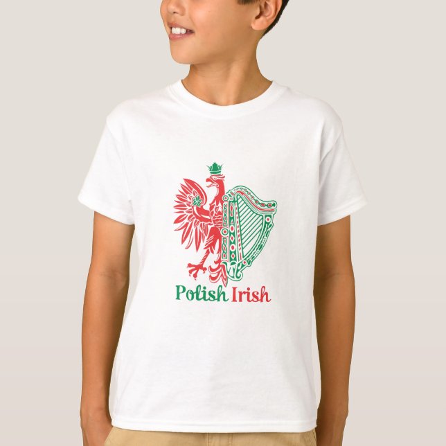 T-shirt Irlandais polonais (Devant)