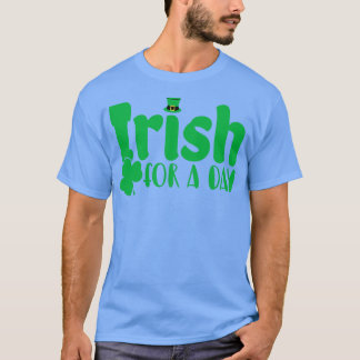 T-shirt Irlandais Pour Un Jour de la Saint Patrick D'Une J