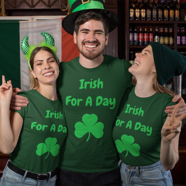 T-shirt Irlandais Pour Une Journée (Créateur téléchargé)