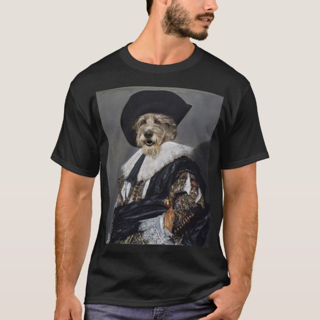 T-shirt irlandais Renaissance Dog Art (Devant)