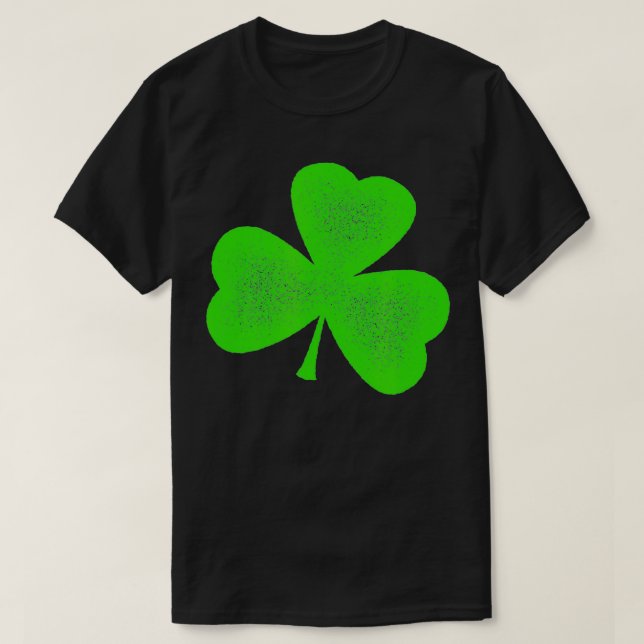 T-shirt Irlandais Saint Patricks Day Shamrock vert (Design devant)