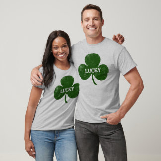 T-shirt Irlandais St. Patrick's Day Grunge Clover