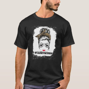 T-shirt Irlandais Terrier Chien Maman Bleached Messager Bu