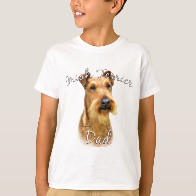 T-shirt Irlandais Terrier Papa 2 (Devant)
