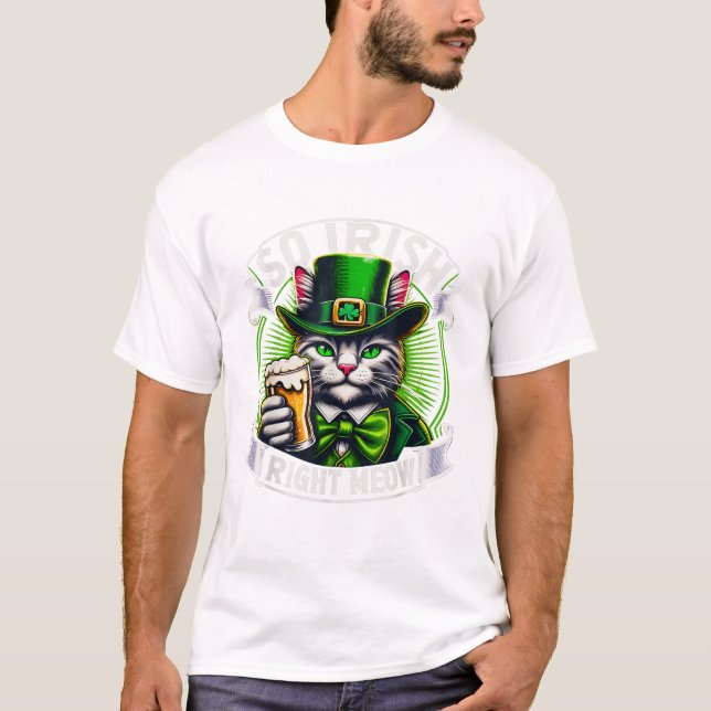 T-shirt Irlandais tout de suite St Patrick (Devant)