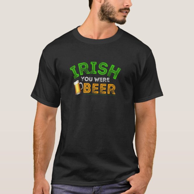 T-shirt Irlandais, tu as de la bière (Devant)