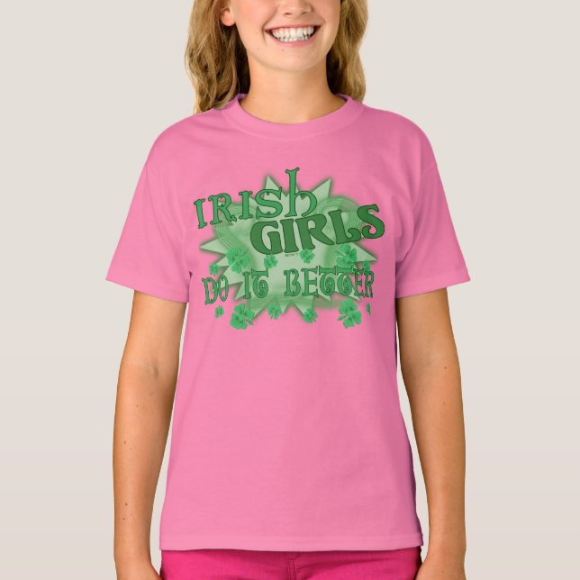 T-shirt Irlandaises Meilleurs enfants (Devant)