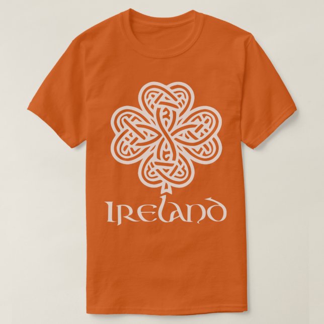 T-shirt Irlande blanc (Design devant)