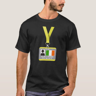 T-shirt Irlande carte d'identité le plus impressionnant ir