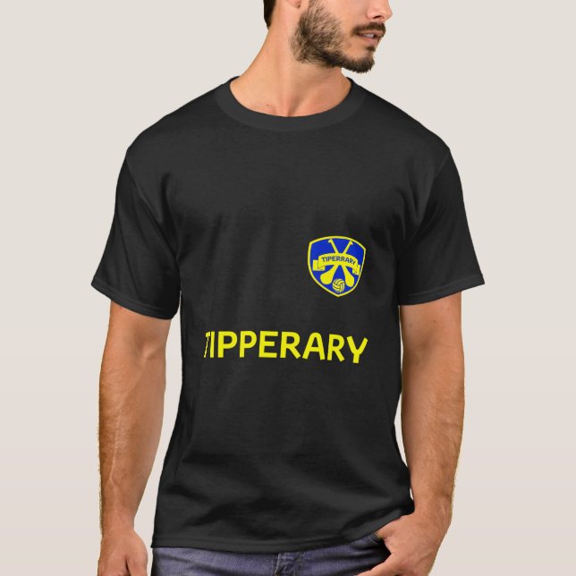 T-shirt Irlande Comté Tipperary Football Et Hurling (Devant)
