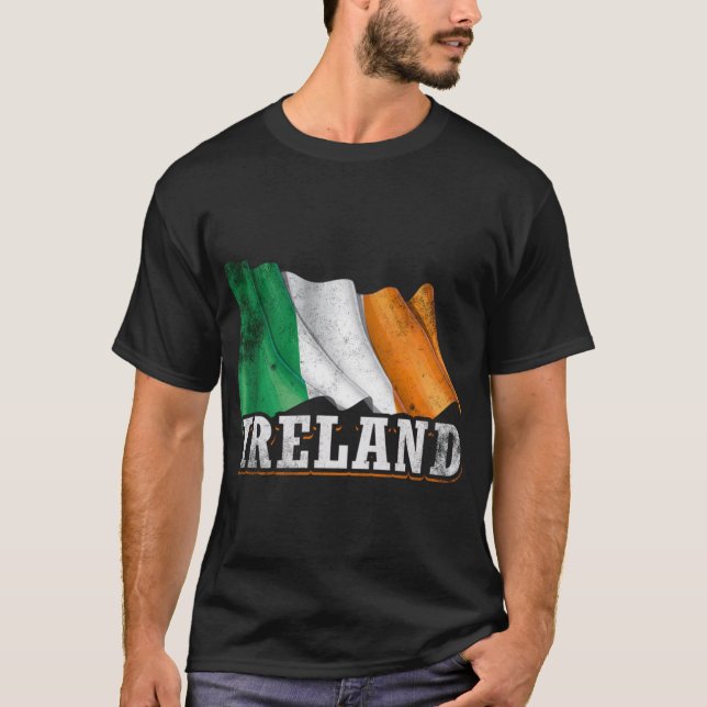 T-shirt Irlande Drapeau Irlandais (Devant)