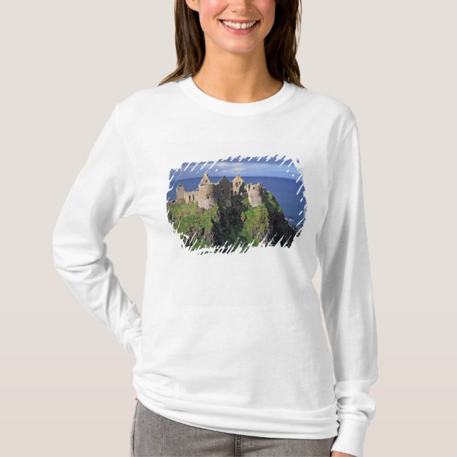 T-shirt Irlande du Nord, comté d'Antrim, Dunluce (Devant)