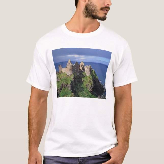 T-shirt Irlande du Nord, comté d'Antrim, Dunluce (Devant)
